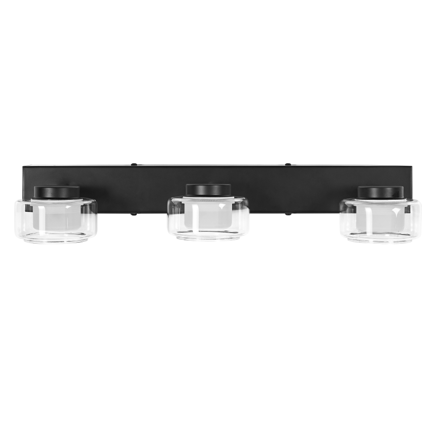Osram - LED-kylpyhuoneen seinävalaisin ORBIS FLAME 3xLED/5,5W/230V 3000/4000K IP44 musta