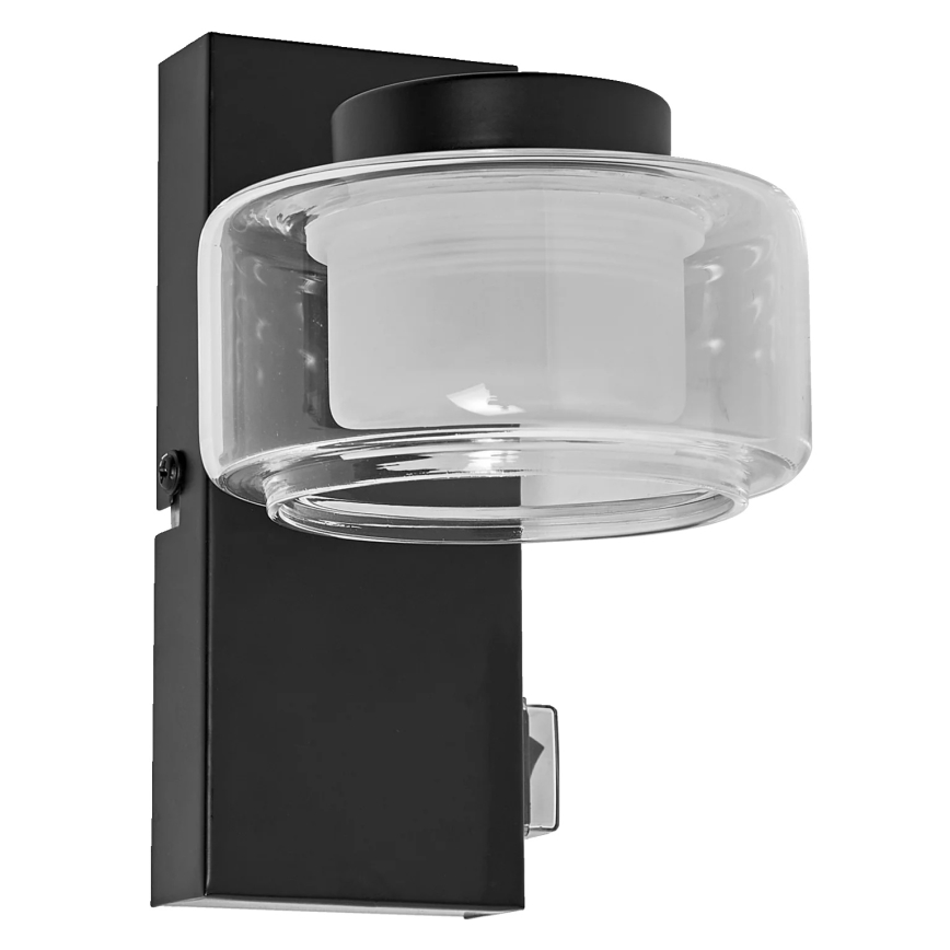 Osram - LED-kylpyhuoneen seinävalaisin ORBIS FLAME LED/5,5W/230V 3000/4000K IP44 musta
