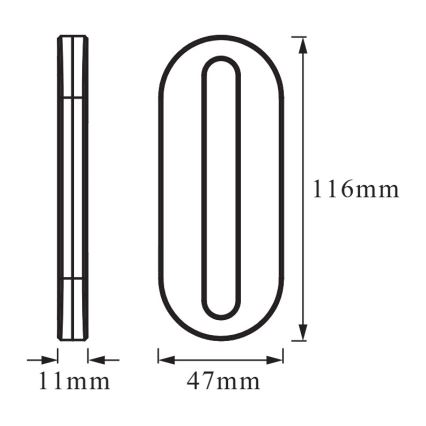 Osram - LED-opastusvalo liiketunnistimella MOBILE LED/0,5W/3,7V 330 mAh CRI 90 valkoinen