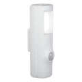 Osram - LED-opastusvalo anturilla NIGHTLUX LED/0,35W/3xAAA IP54 valkoinen