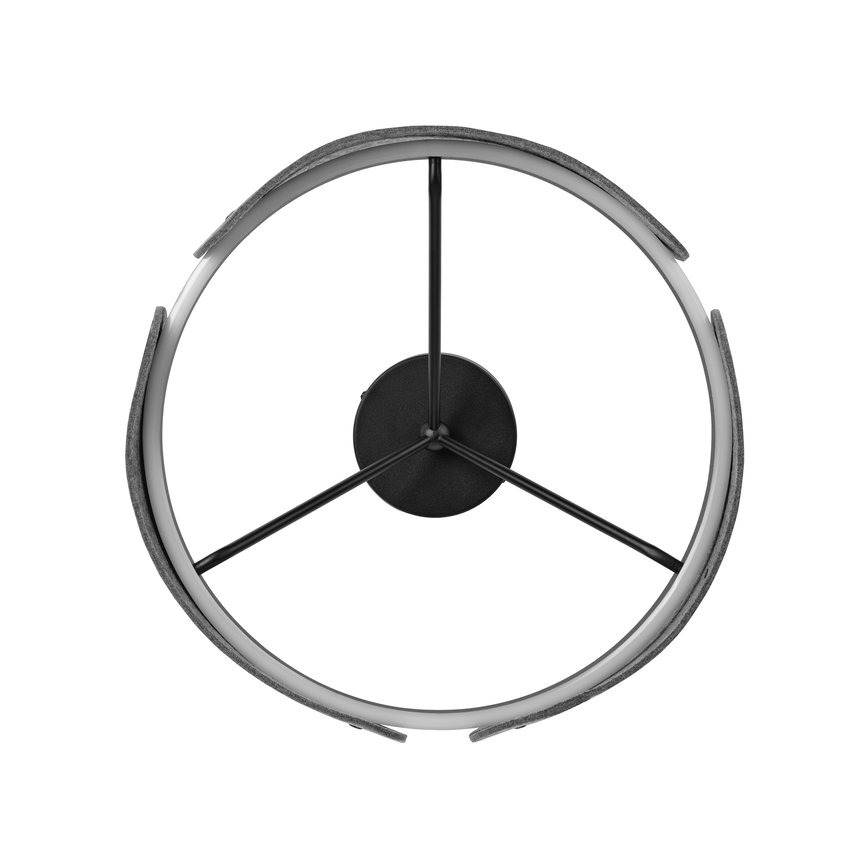 Osram - LED-pinta-asennettava kattovalaisin DECOR CURVE LED/33W/230V halkaisija 43 cm harmaa