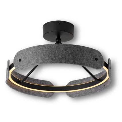 Osram - LED-pinta-asennettava kattovalaisin DECOR CURVE LED/33W/230V halkaisija 43 cm harmaa