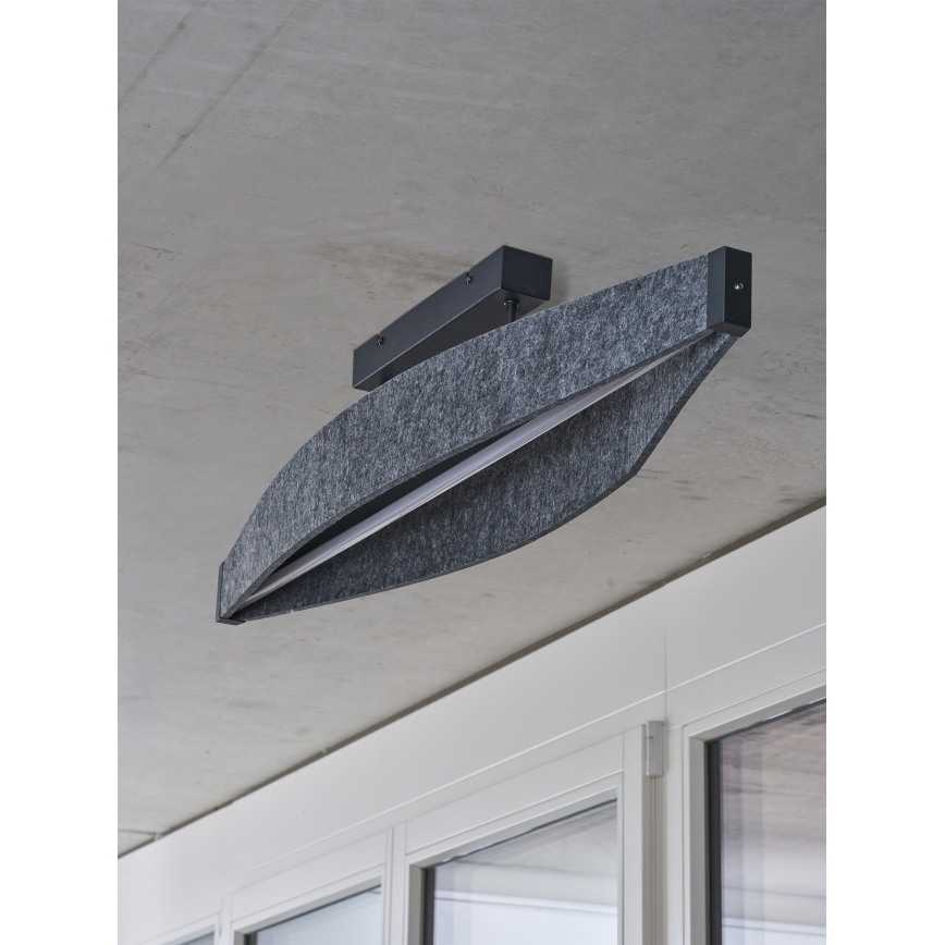 Osram - LED pintakiinnitteinen kattovalaisin DECOR FLAT LED/23W/230V harmaa