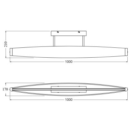 Osram - LED pintakiinnitteinen kattovalaisin DECOR FLAT LED/23W/230V harmaa