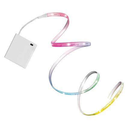 Osram - LED RGB himmennettävä valonauha FLEX BATTERY 5m LED/5W/4xAA + kaukosäädin
