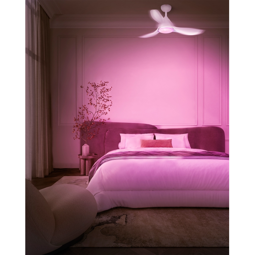 Osram - LED RGB himmennettävä kattotuuletin NORDES LED/18W/230V 3000-6500K + kaukosäädin