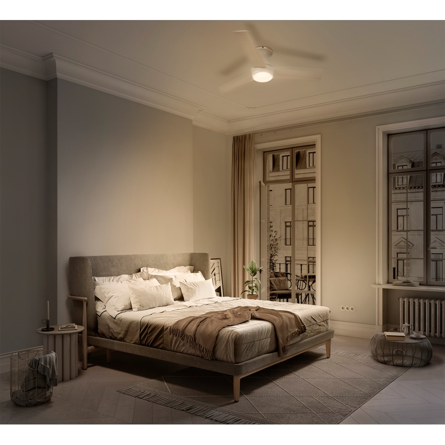Osram - LED RGB Himmennettävä kattotuuletin NORDES LED/18W/230V 3000-6500K + kaukosäädin