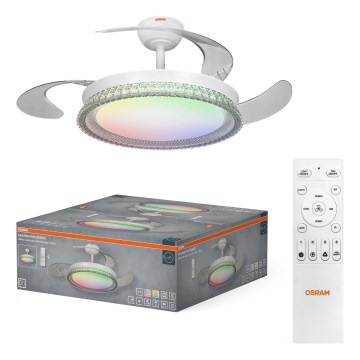 Osram - LED RGB Himmennettävä kattovalaisin tuulettimella CIERZO LED/35W/230V 3000-6500K + kaukosäädin