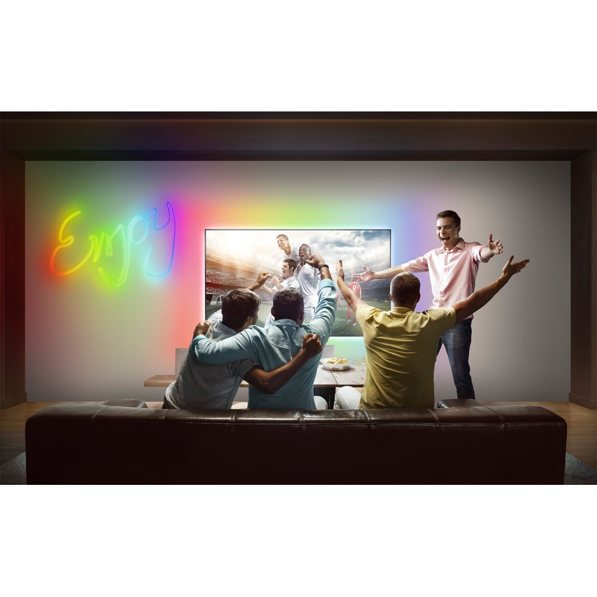 Osram - LED RGB himmennettävä ulkokäyttöön sopiva valonauha SMART+ MAGIC 5m LED/24W/230V IP44 Wi-Fi+ kaukosäädin