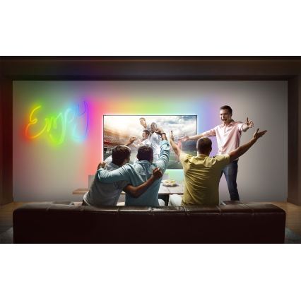 Osram - LED RGB himmennettävä ulkovalonauha SMART+ MAGIC 3m LED/15W/230V IP44 Wi-Fi+ kaukosäädin