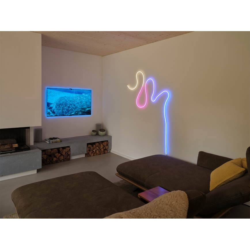 Osram - LED RGB himmennettävä ulkovalonauha SMART+ MAGIC 3m LED/15W/230V IP44 Wi-Fi+ kaukosäädin