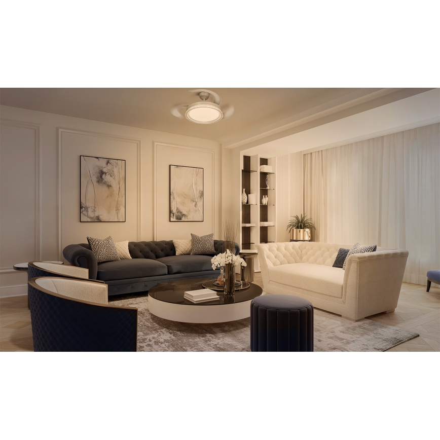 Osram - LED RGB Himmennettävä kattovalaisin tuulettimella CIERZO LED/35W/230V 3000-6500K + kaukosäädin