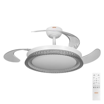 Osram - LED RGB Himmennettävä kattovalaisin tuulettimella CIERZO LED/35W/230V 3000-6500K + kaukosäädin