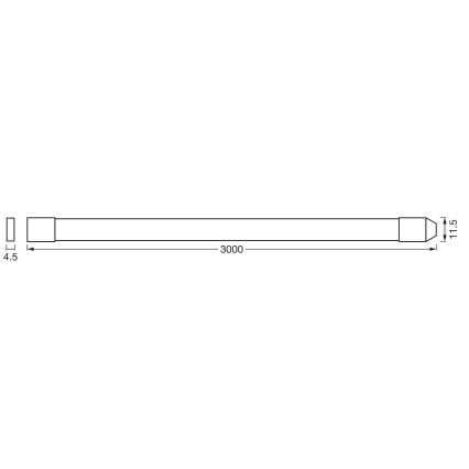 Osram - LED RGB+TW himmennettävä ulkokäyttöinen valonauha SMART+ FLEX 3m LED/12,5W/230V 2700-6500K IP44 Wi-Fi
