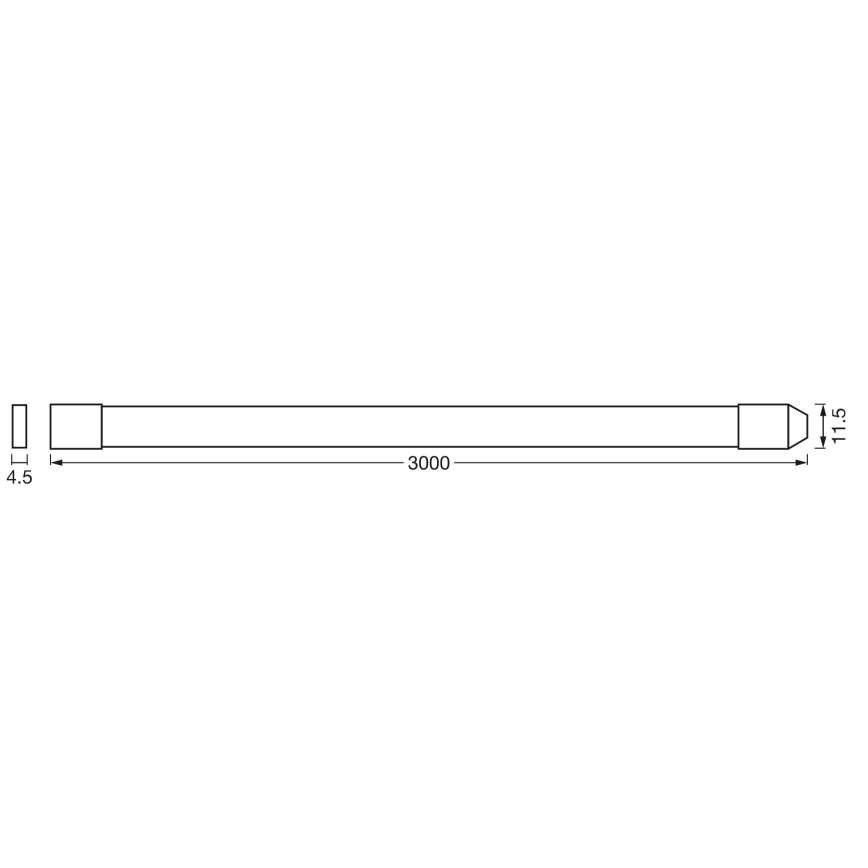 Osram - LED RGB+TW himmennettävä ulkokäyttöinen valonauha SMART+ FLEX 3m LED/12,5W/230V 2700-6500K IP44 Wi-Fi