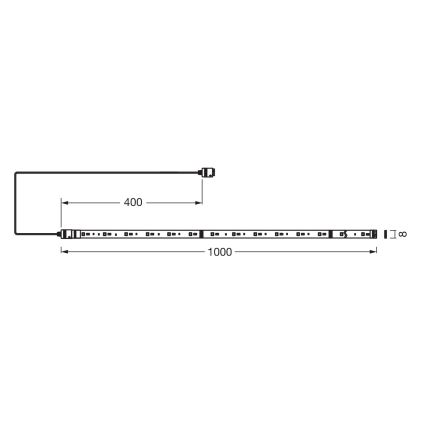Osram - LED RGB+TW himmennettävä nauha SMART+ FLEX 1m LED/3,4W/230V 2700-6500K Wi-Fi