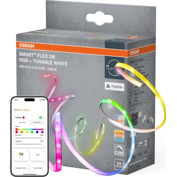 Osram - LED RGB+TW himmennettävä nauha SMART+ FLEX 2m LED/8,5W/230V 2700-6500K Wi-Fi
