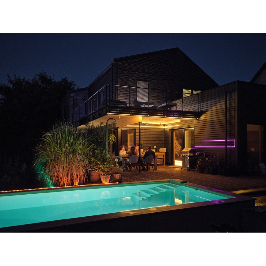 Osram - SMART+ FLEX 5 m RGB+TW himmennettävä ulkokäyttöinen LED-nauha, 11 W, 230 V, 2000–6500 K, IP65
