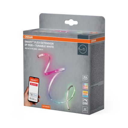 Osram - LED RGB+TW Laajennettava himmennettävä LED-nauha SMART+ FLEX 1,2m LED/6W/12V