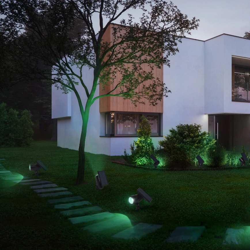 Osram - SMART+ SOLAR himmennettävä LED RGBW aurinkolamppu LED/0,6W/3,7V 2000 mAh 3000-6500K IP44