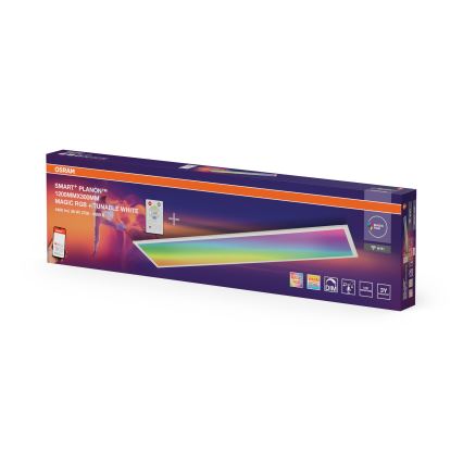 Osram - LED RGBW Himmennettävä kattovalaisin SMART+ MAGIC LED/36W/230V 2700-6500K Wi-Fi + kaukosäädin