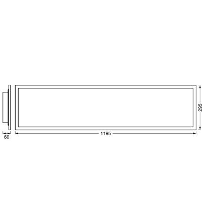 Osram - LED RGBW Himmennettävä kattovalaisin SMART+ MAGIC LED/36W/230V 2700-6500K Wi-Fi + kaukosäädin
