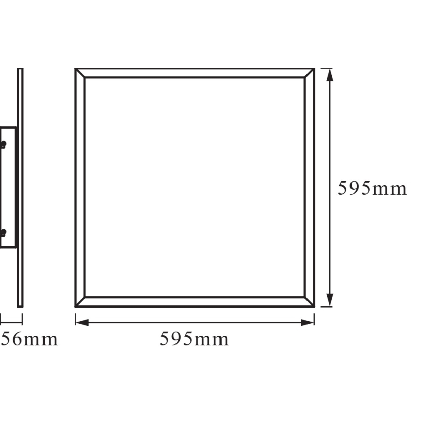 Osram - LED RGBW himmennettävä kattovalaisin SMART+ PLANON LED/36W/230V 60x60 cm Wi-Fi