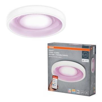 Osram- LED RGBW himmennettävä kattovalaisin SMART+ CLARIA LED/32W/230V halkaisija 49 cm 2700-6500K Wi-Fi
