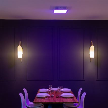 Osram - LED RGBW himmennettävä kattovalaisin SMART+ PLANON LED/20W/230V 30x30 cm