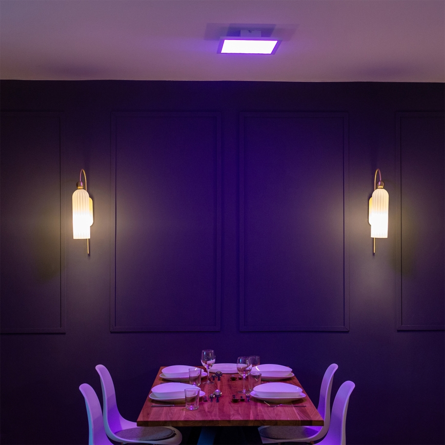 Osram - LED RGBW himmennettävä kattovalaisin SMART+ PLANON LED/20W/230V 30x30 cm