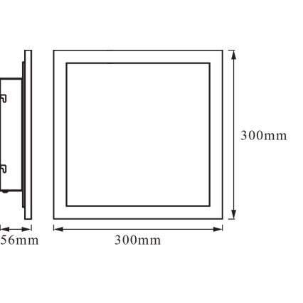 Osram - LED RGBW himmennettävä kattovalaisin SMART+ PLANON LED/20W/230V 30x30 cm