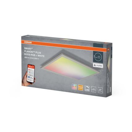Osram -LED RGBW Himennettävä kattovalaisin SMART+ PLANON LED/28W/230V 60x30 cm Wi-Fi