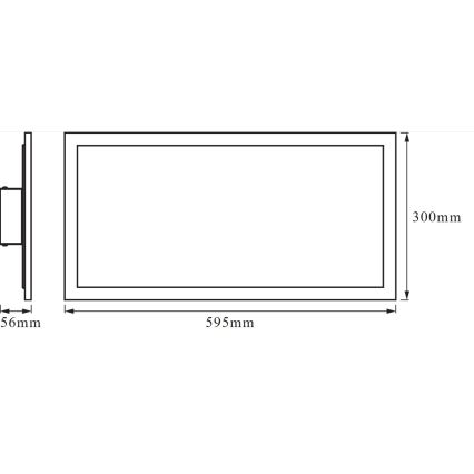 Osram -LED RGBW Himennettävä kattovalaisin SMART+ PLANON LED/28W/230V 60x30 cm Wi-Fi
