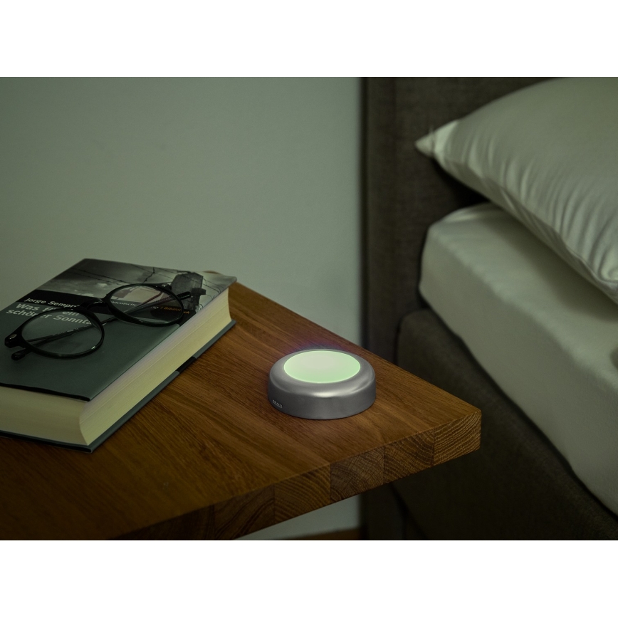 Osram - LED RGBW Himmennettävä kosketusohjattu opastusvalo SMART+ DOT-IT LED/0,5W/3,7V 300 mAh