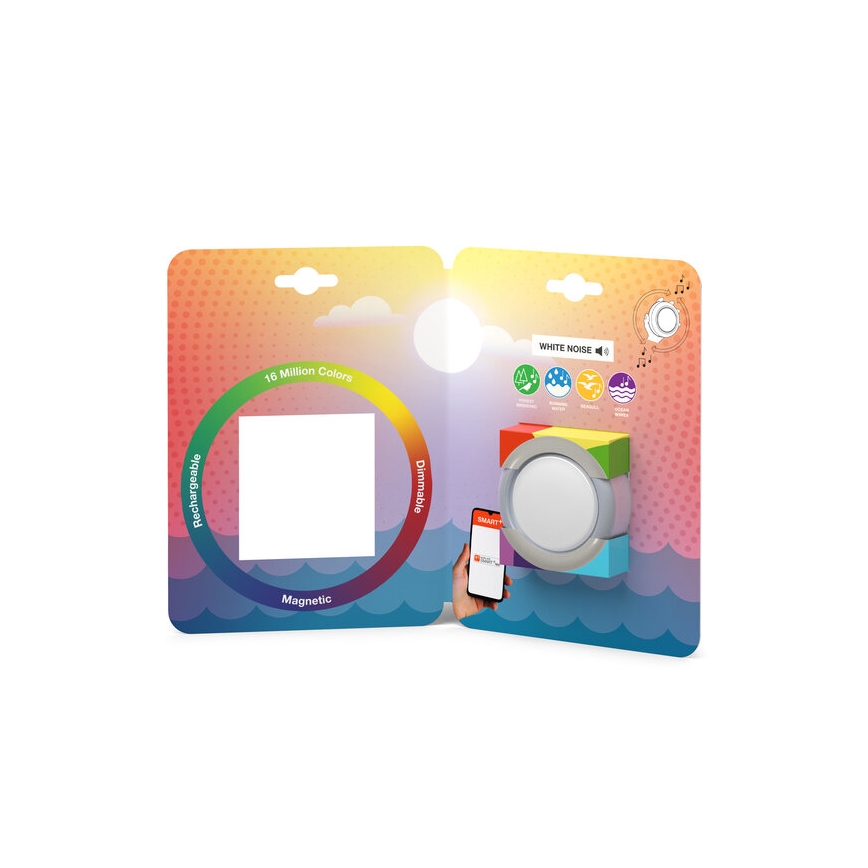 Osram - LED RGBW Himmennettävä kosketusohjattu opastusvalo SMART+ DOT-IT LED/0,5W/3,7V 300 mAh