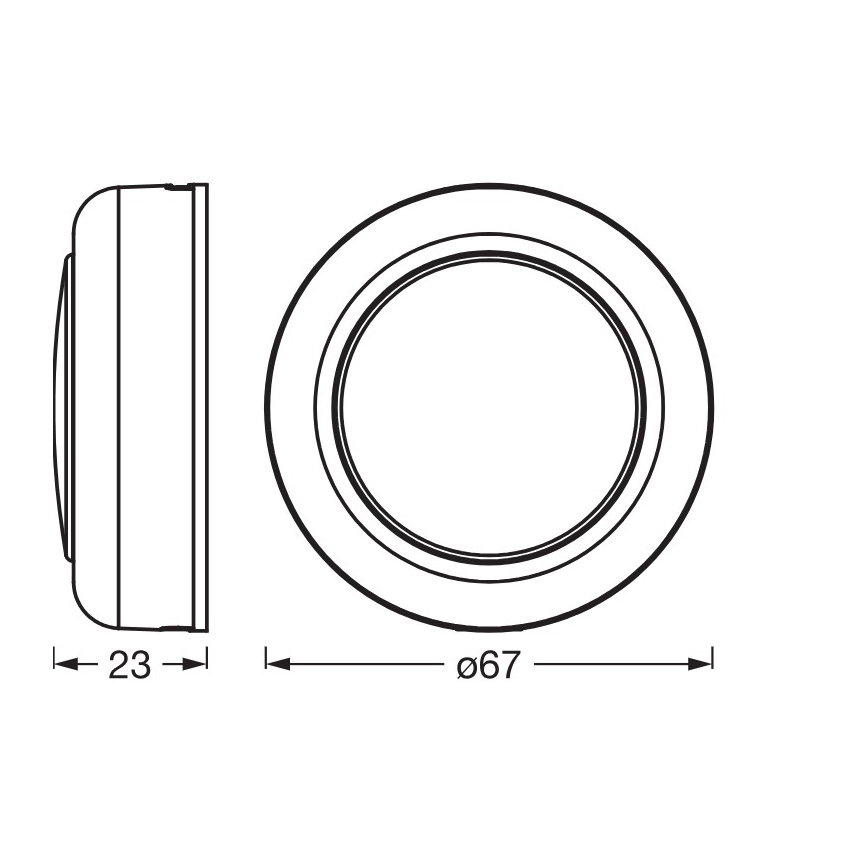 Osram - LED RGBW Himmennettävä kosketusohjattu opastusvalo SMART+ DOT-IT LED/0,5W/3,7V 300 mAh