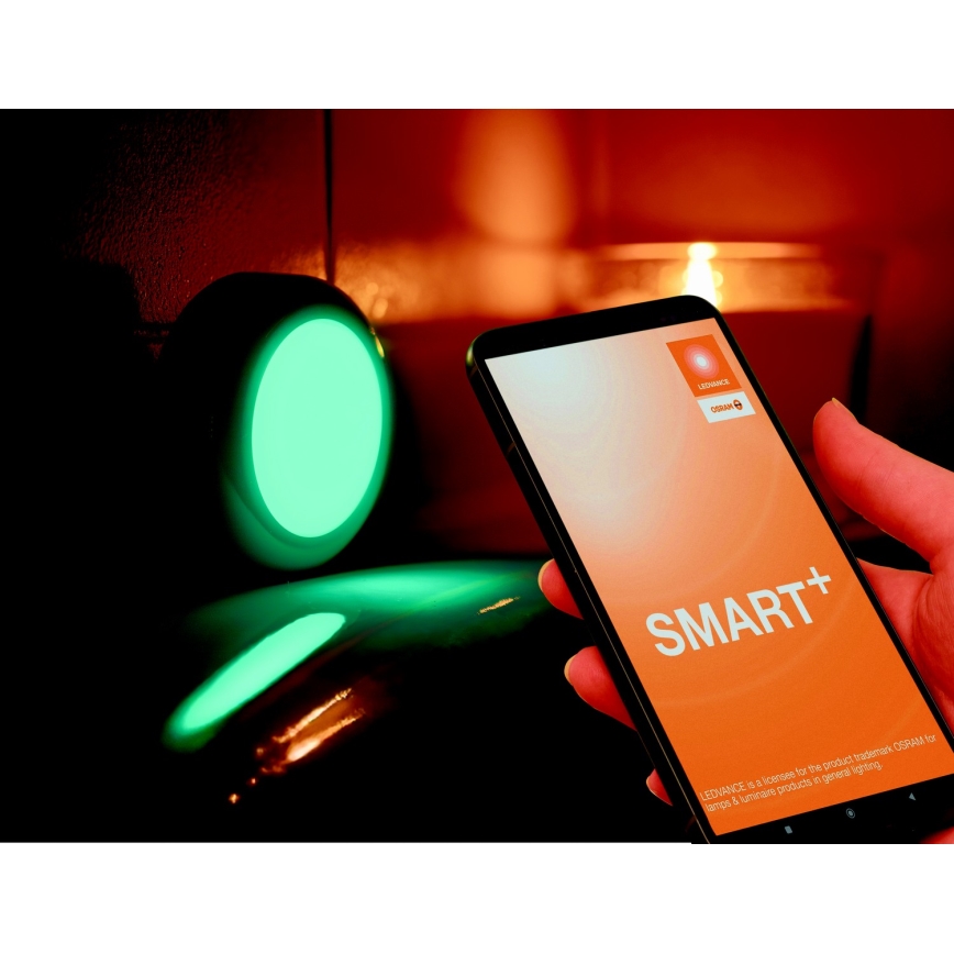 Osram - LED RGBW kosketuksella himmennettävä opastusvalo SMART+ DOT-IT LED/0,5W/3,7V 300 mAh