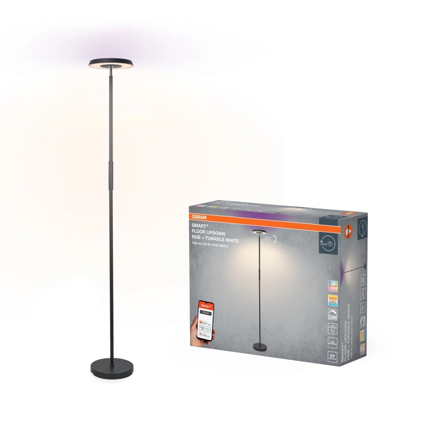 Osram - LED RGBW himmennettävä lattiavalaisin SMART+ FLOOR LED/24W/230V 2700-5000K Wi-Fi