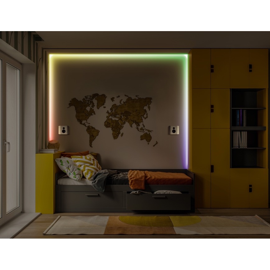 Osram - LED RGBW himmennettävä nauha FLEX 7m LED/18W/230V + kaukosäädin