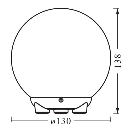Ledvance - LED RGBW Himennettävä pöytälamppu SMART+ MAGIC LED/2,5W/5V 2200-6500K Wi-Fi valkoinen