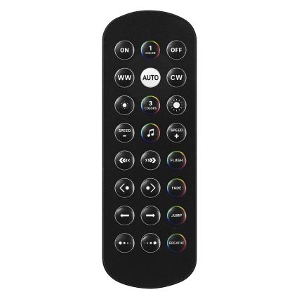 Osram - LED RGBW himmennettävä pöytälamppu SMART+ MAGIC LED/7,5W/230V 2700-6500K musta Wi-Fi + kauko-ohjain