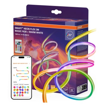 Osram - LED RGBW himmennettävä ulko-LED-nauha SMART+ MAGIC 3m LED/14W/230V IP44 Wi-Fi + kaukosäädin