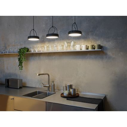 Osram - LED-riippuvalaisin DECOR PUCK vaijerikiinnityksellä, 3xLED/12W/230V, CRI 90, musta