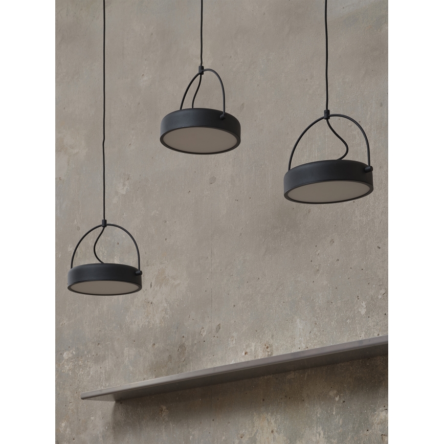Osram - LED-riippuvalaisin DECOR PUCK vaijerikiinnityksellä, 3xLED/12W/230V, CRI 90, musta