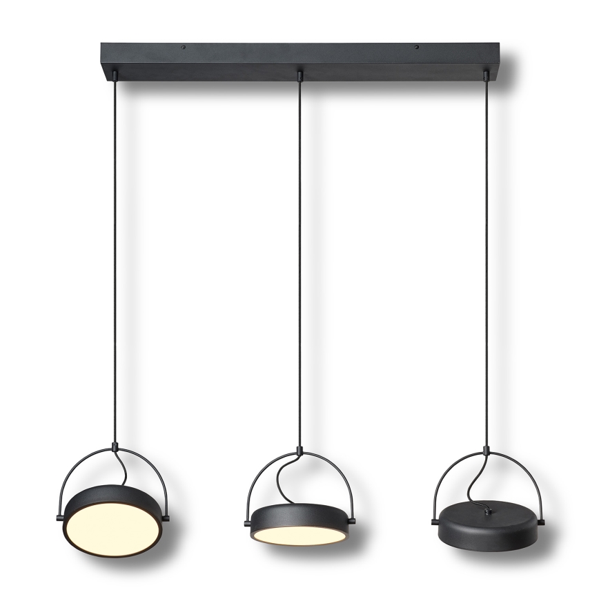 Osram - LED-riippuvalaisin DECOR PUCK vaijerikiinnityksellä, 3xLED/12W/230V, CRI 90, musta