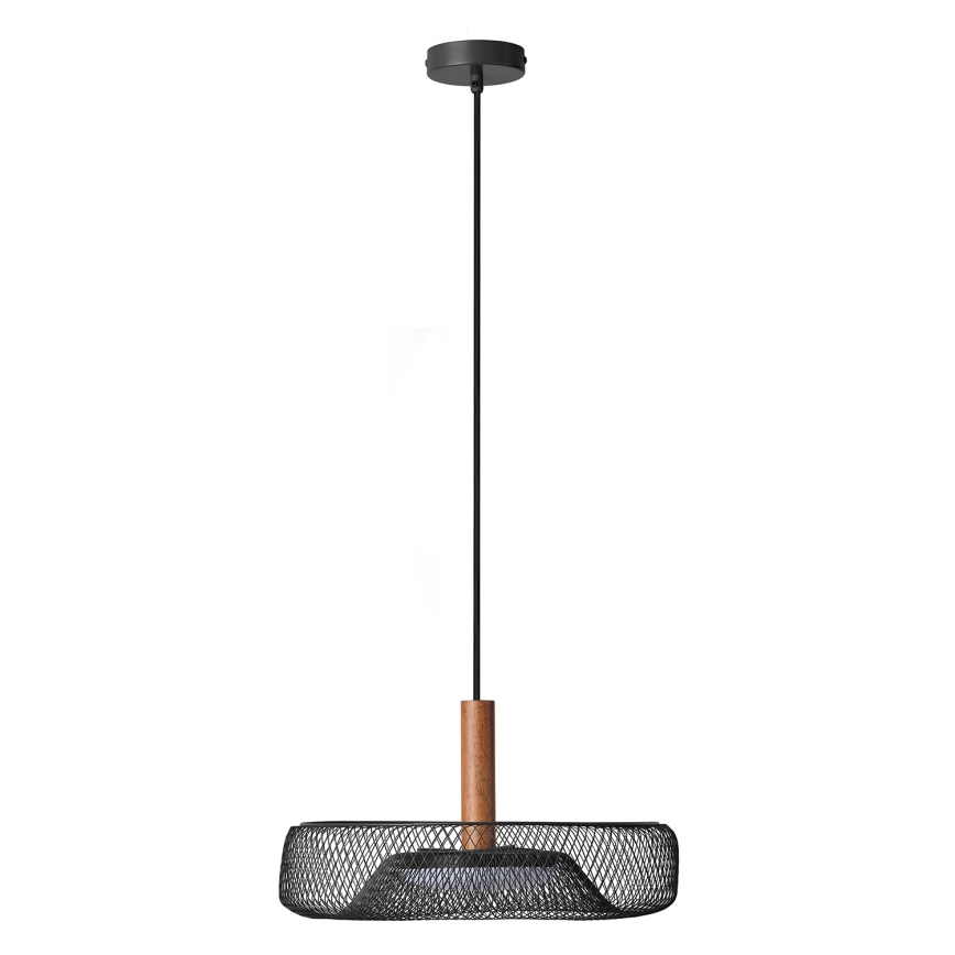 Osram - LED-riippuvalaisin kaapelilla DECOR MESH LED/18,5W/230V halkaisija 40 cm musta/kumipuu