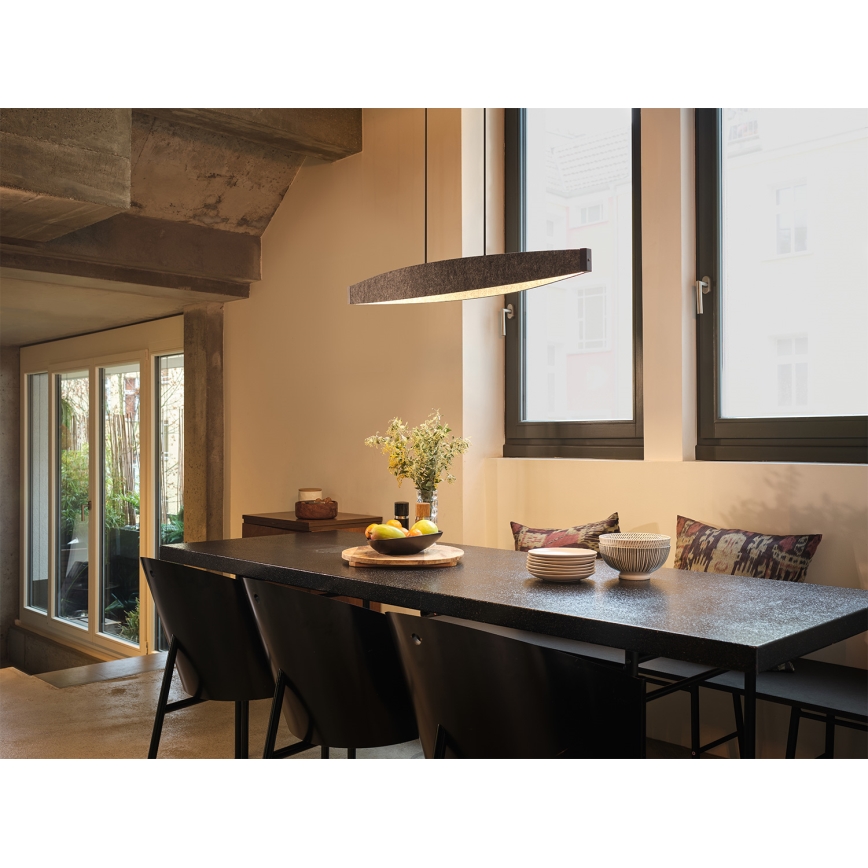 Osram - LED-riippuvalaisin vaijerilla DECOR FLAT LED/23W/230V harmaa