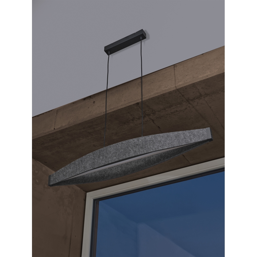 Osram - LED-riippuvalaisin vaijerilla DECOR FLAT LED/23W/230V harmaa