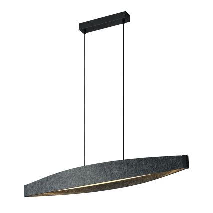 Osram - LED-riippuvalaisin vaijerilla DECOR FLAT LED/23W/230V harmaa