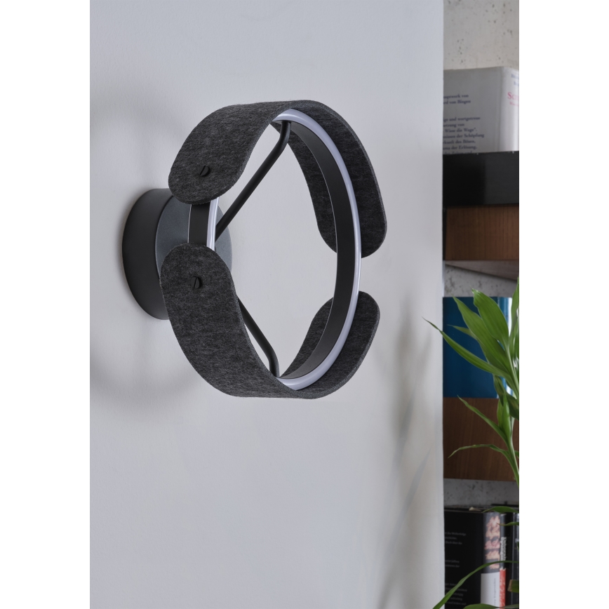 Osram - LED-seinävalaisin DECOR CURVE LED/20W/230V harmaa